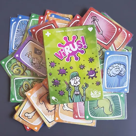 Virus Juego De Mesa Cartas El Dragon Azul