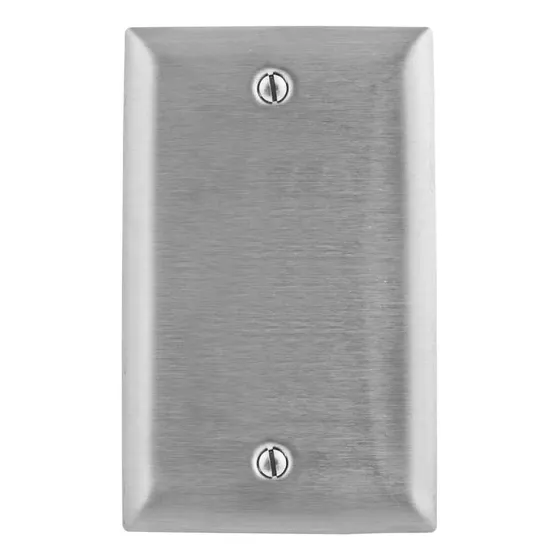 Tapa Ciega Acero Inoxidable Para Chalupa *caja 10pz* 15 A 110v Gris