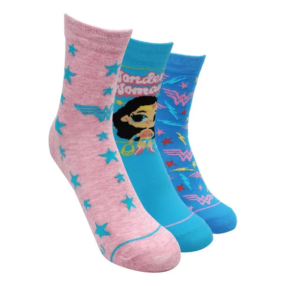Calcetines Largos Niña Algodón Pack 3 Dc C1 Top