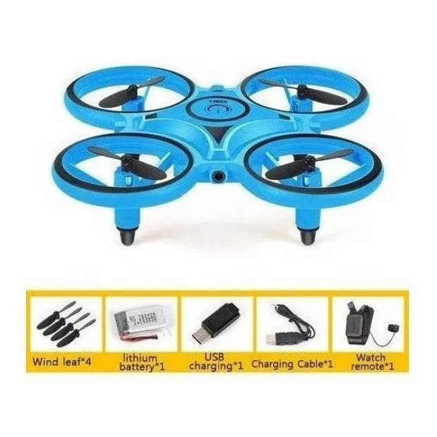 Dron Cuadricóptero Acrobático Stunt Con Control De Gestos