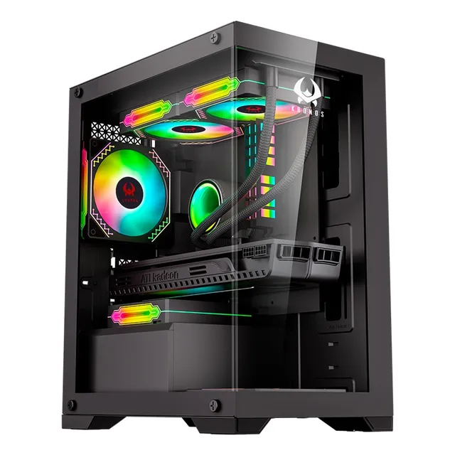 Gabinete Kronos Diamond Matx, Vidrio Templado, Usb 3.0