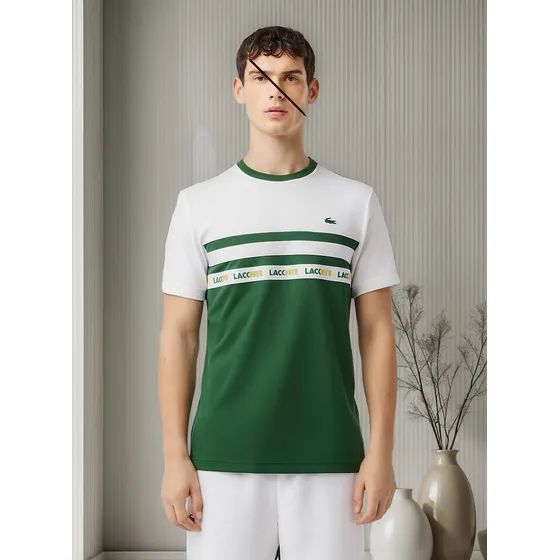 Camisetas Lacoste Deportiva Originales 100% Poliester Slim
