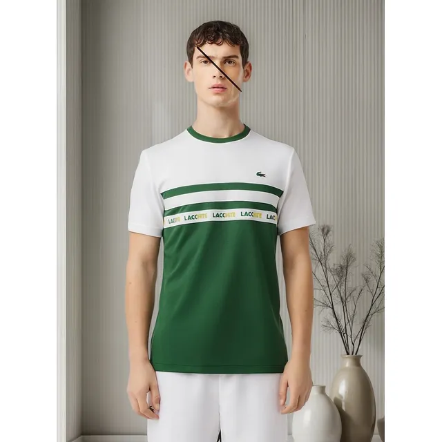 Camisetas Lacoste Deportiva Originales 100% Poliester Slim