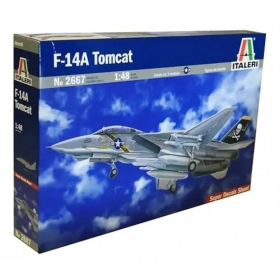F-14a Black Tomcat Jolly Rogers By Italeri # 2667     1/48