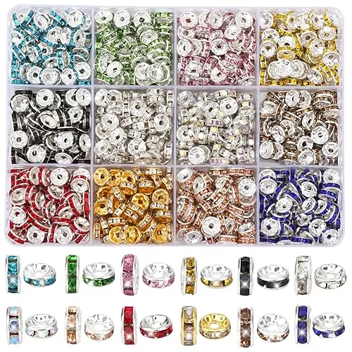 1170 Piezas De   Separadoras De Estrás Hacer Joyas,   ...