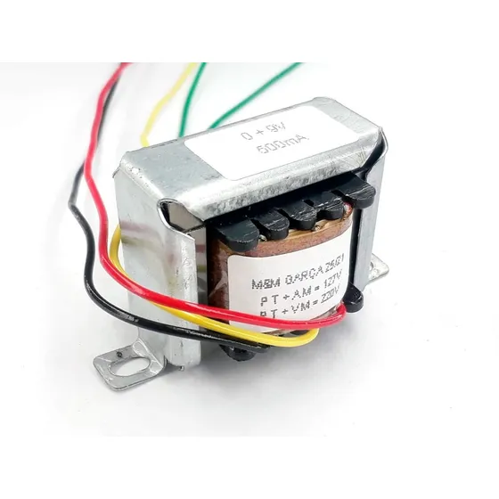 Transformador 9v 500 Mah ( Trafo ) Bivolt - Tr-500-005