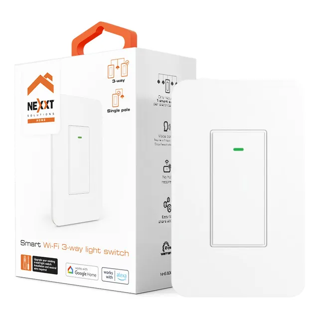 Interruptor Smart Nhe-s300 3vías Temporizador Activación Voz