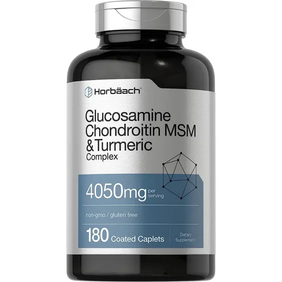 Glucosamina Condroitina Msm Curcuma 4050 Mg Horbaach