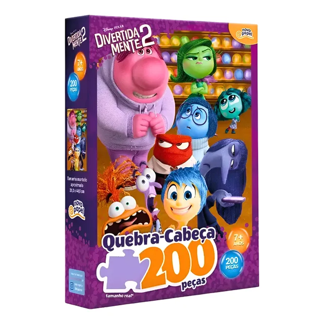 Quebra Cabeça Original Divertida Mente 2 200 Peças 