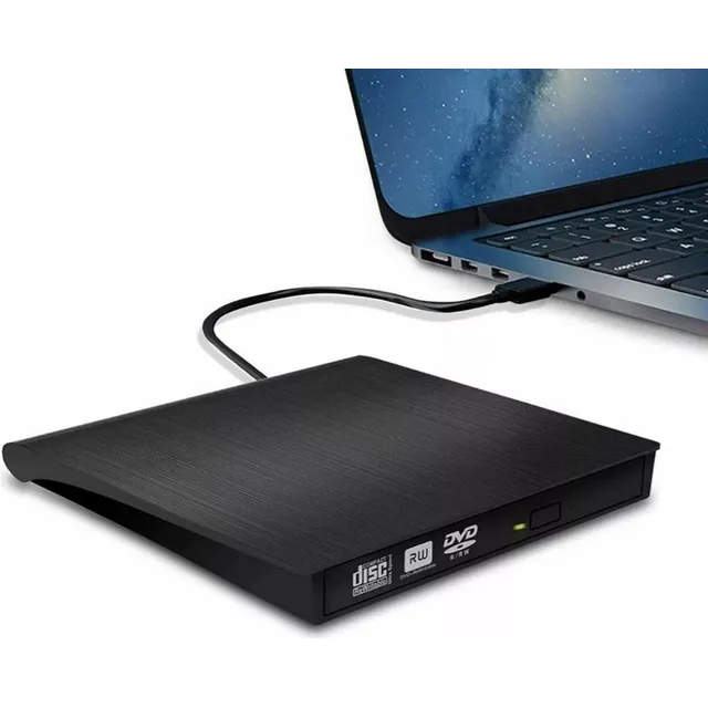 Unidad Cd Dvd Externa Usb 3.0 Alta Velocidad Portátil Lector