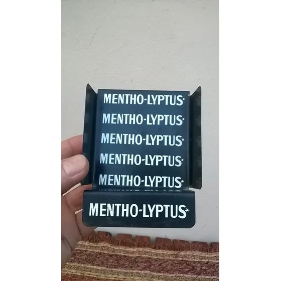 Antigua Exhibidor De Kiosco Caramelo Mento-lyptus