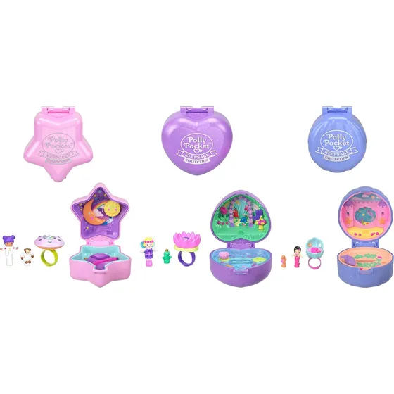 Muñecas Polly Pocket Y Estuche De Anillo Herencia Keepsake