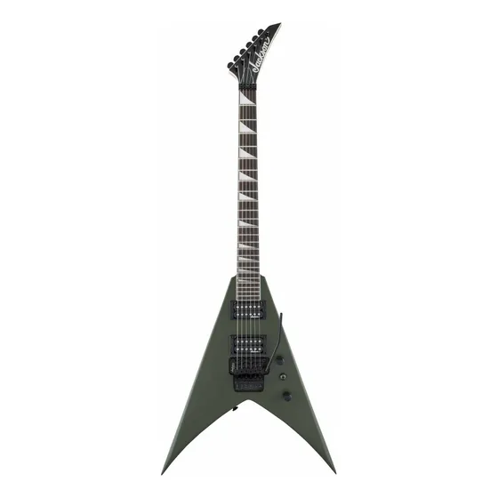 Guitarra eléctrica Jackson JS Series King V JS32 de álamo matte army drab brillante con diapasón de amaranto