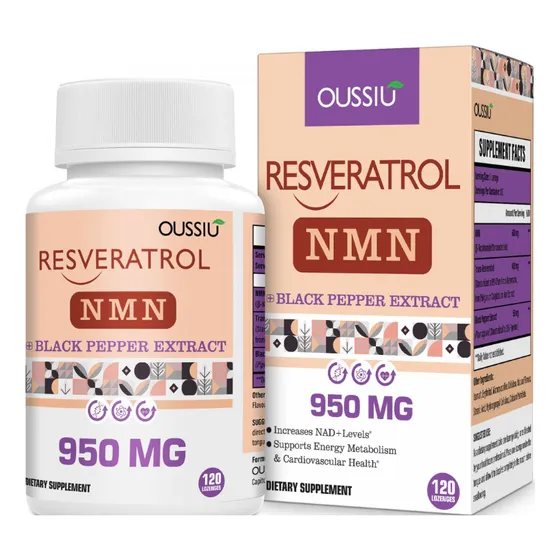 Resveratrol Nmn 950mg X 120 Pastillas Oussiu
