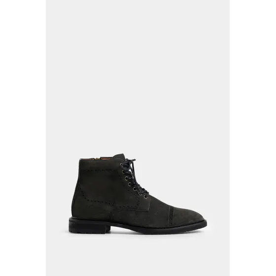 Vélez Botas Estepa 2 Cuero Hombre Gris Plata