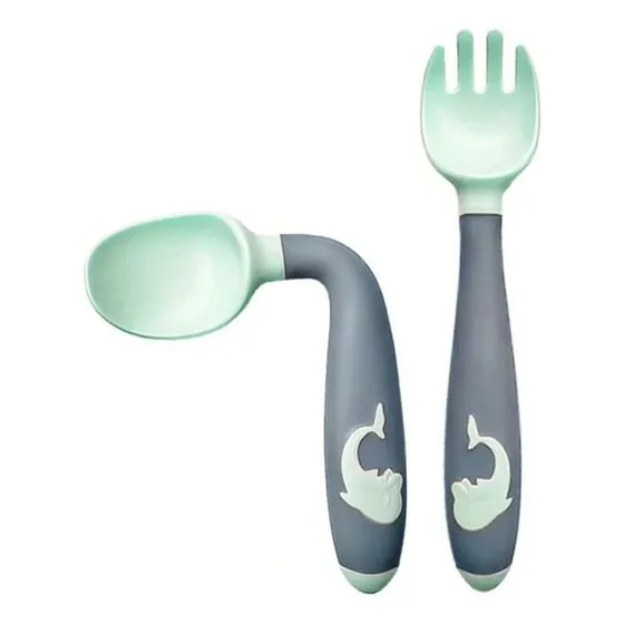 Juego De Cubiertos Con Estuche Para Bebés Y Niños