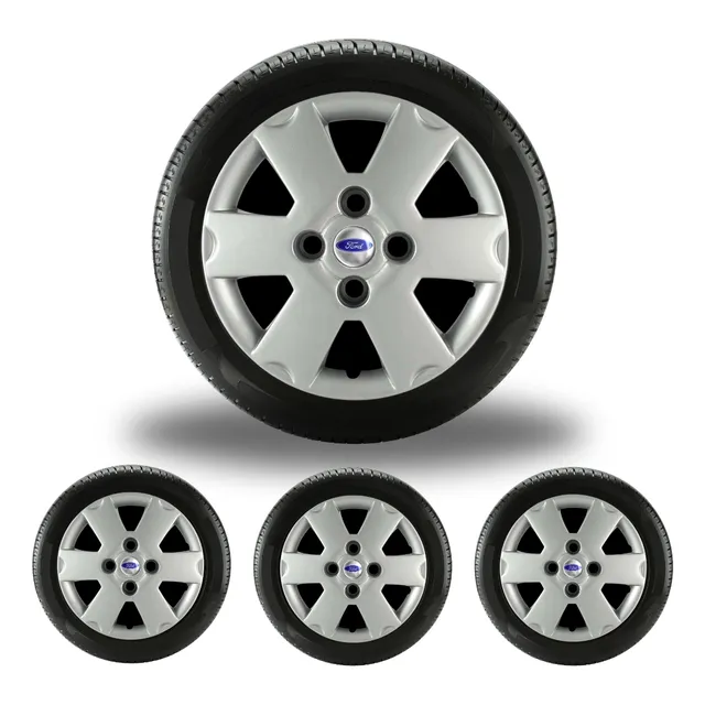 Jogo Calota Ford Fiesta Ka 2003 Aro 13