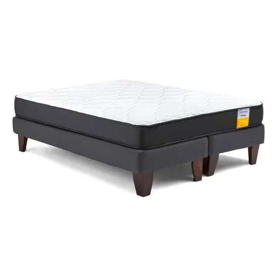 Base De Cama 2 Plazas Con Colchón
