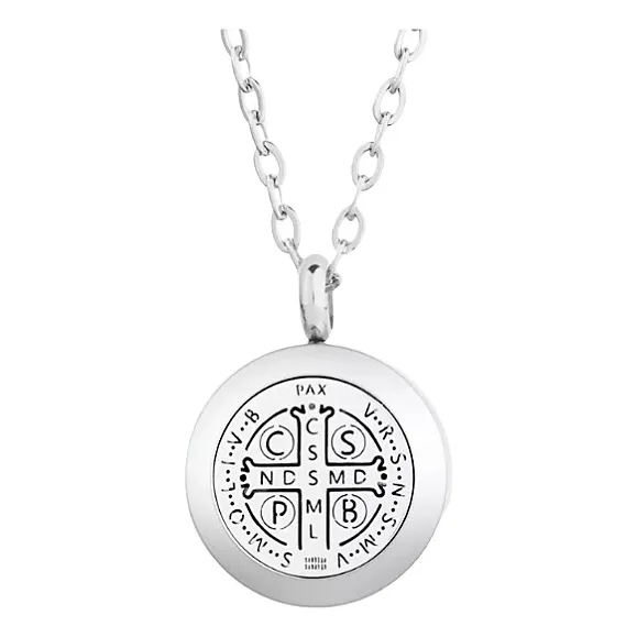 Collar Relicario Cruz San Benito