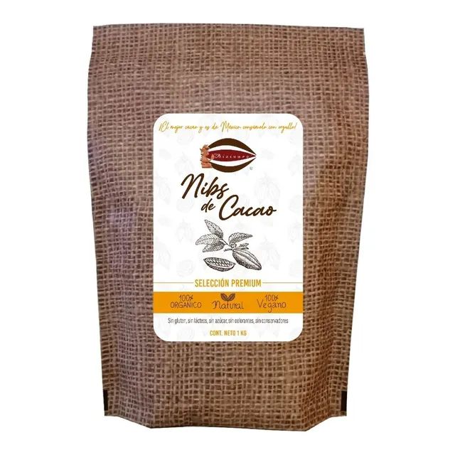 Nibs De Cacao Fino De Aroma Orgánico 100 Gr | Biziaaro