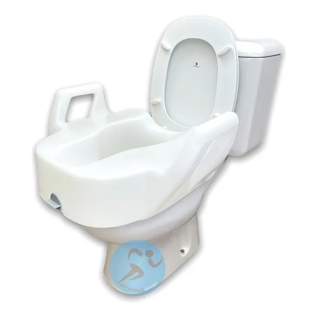 Asiento Elevador Inodoro Bidet Apoya Brazos Ajuste Seguro