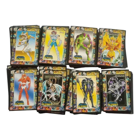 Colección 121 Tarjetas De Miscelánea Caballeros Del Zodiaco