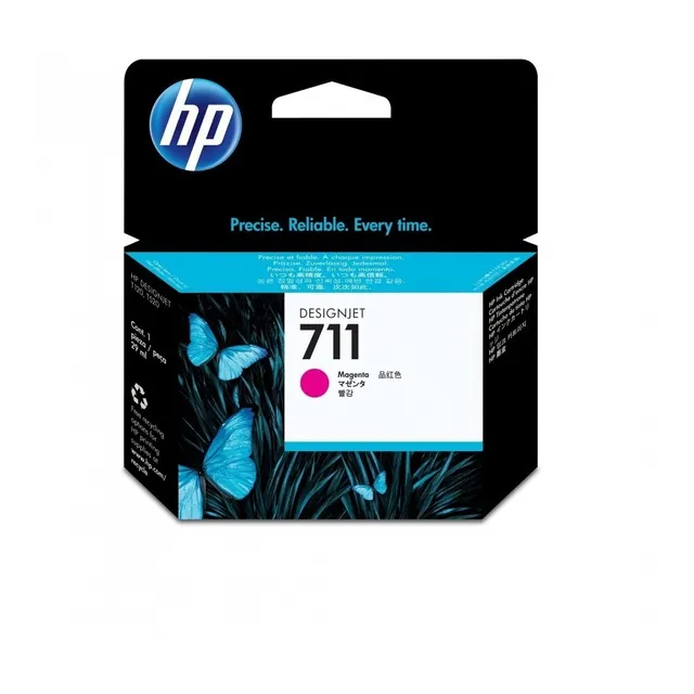 Cartucho Hp 711 Magenta Original Cz131a Plotter T120 T520