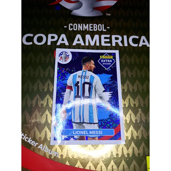 Barajita Lionel Messi Extra Sticker Base Copa América 2024
