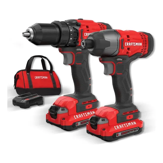 Kit Destornilladores Inalámbrico Craftsman 20v Cargador Y Bo