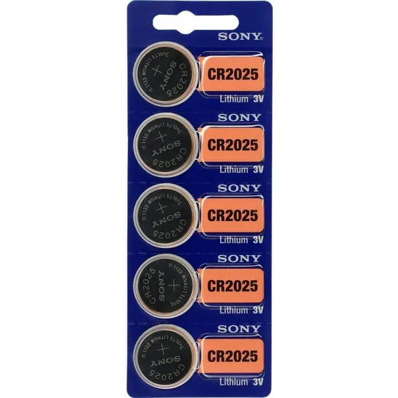 Pila Batería Cr2025 2025 Sony Blister De 5 Unidades