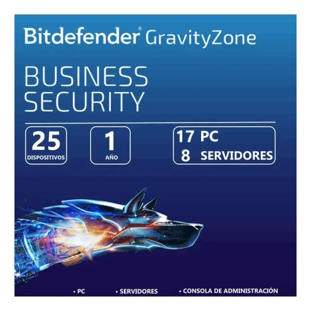 Bitdefender® Gravityzone Business Security  25 Disp  1 Año