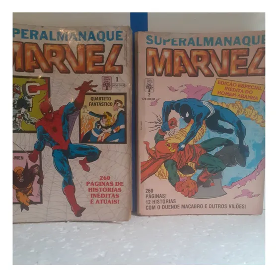 Gibi Hq Superalmanaque Marvel Número 1 E 2