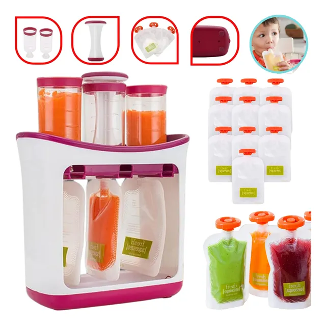 Dispensador Comida Niños Procesador Alimentos Papilla Bebes