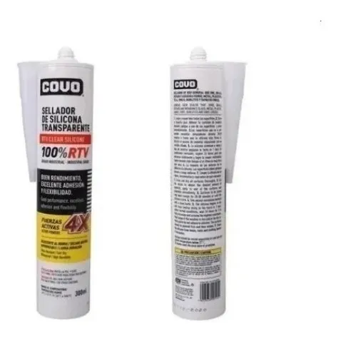 Cartucho Silicon Transparente  300ml Covo