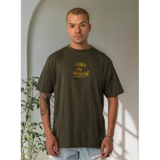 Remera Hombre Mockba Oversize Al Incoherent