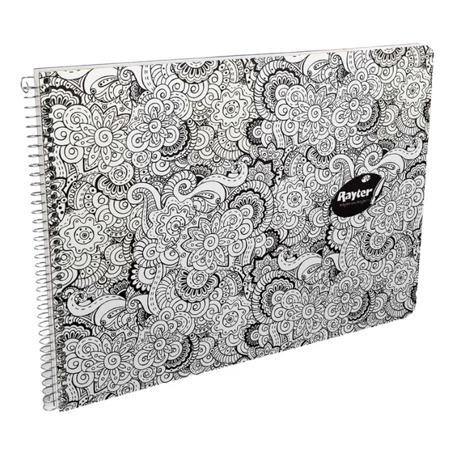 Cuaderno Rayter Marquilla Block 50 hojas blanca unidad x 1 24.5cm x 32cm color varios