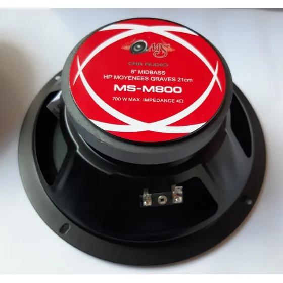 Medios Ms Audio Ms-m800 8 Pulgadas, 700w  21 Cm