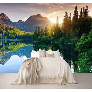 Reyhui Papel Tapiz Fotogrfico De Montaa Con Lago, Mural De P Reyhui Papel Tapiz Fotogrfico De Montaa Con Lago, Mural De P