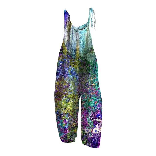 Mono Para Mujer Sujetador Deportivo Informal Mameluco Largo