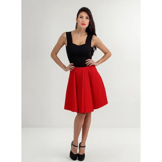 Vestido Esmeralda Acampanado Elastizad Pinup Fiesta Vintage 