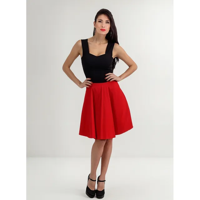 Vestido Esmeralda Acampanado Elastizad Pinup Fiesta Vintage 