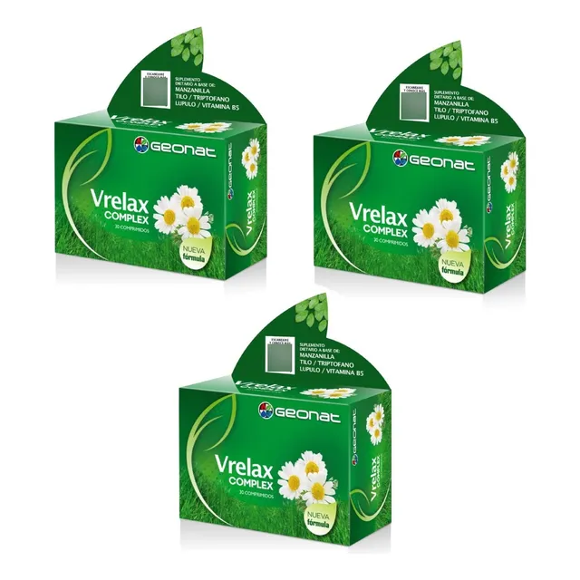 Pastillas Para Dormir, Tensión Nerviosa, Ansiedad Y Sueño X3