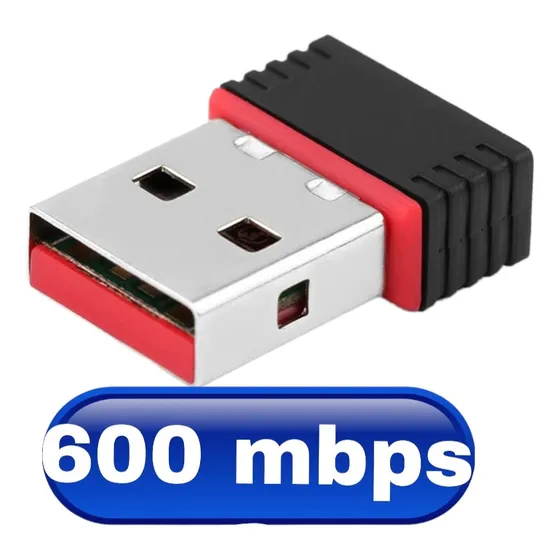 Antena Wifi Adaptador 600mbps Usb Pc Laptop