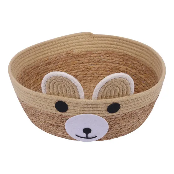 Cesta Para Cama De Gato, Perrera De Mimbre Hecha A Mano, M