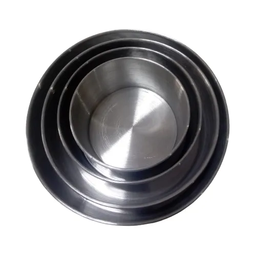 Juego De Torteras 4 Piezas Altas 16,20,24,28 Cm De Aluminio 