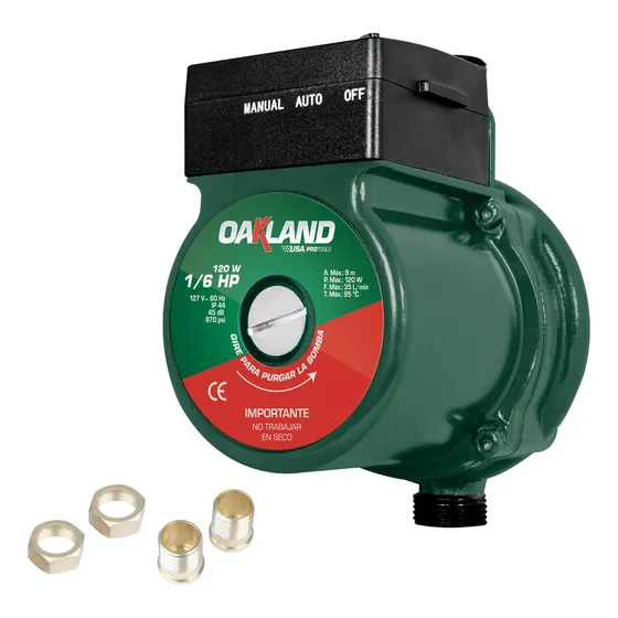 Bomba Presurizadora 120w 1/6hp 17l X Min Oakland PA3560
