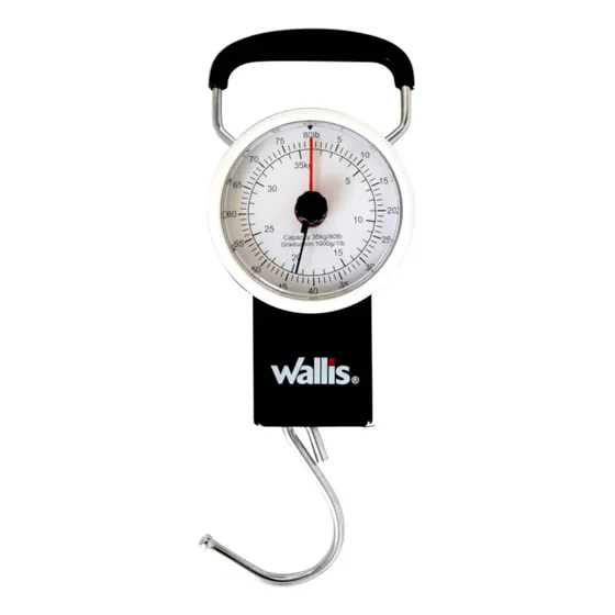 Báscula Portátil Wallis L0303277 con Cinta Métrica para Equipaje
