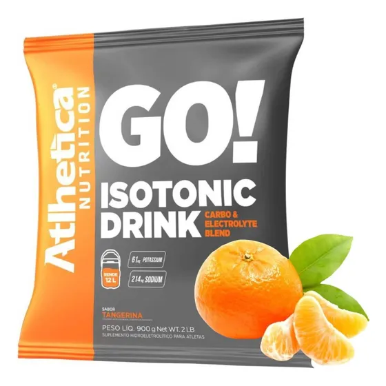 Isotônico Drink Atlhetica Nutrition 900g Sabor Tangerina