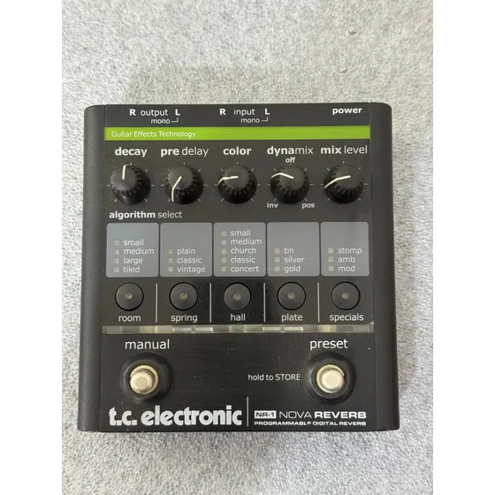 Pedal Tc Eletronics Nova Reverb Nr-1 Com Fonte