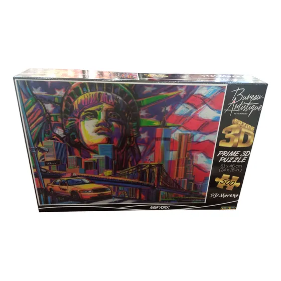 Rompecabezas Puzzle Prime 3d 500 Piezas New York Cuadro